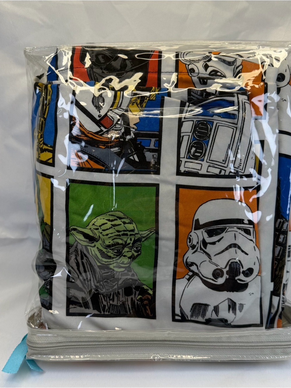 Star Wars Twin Sheet Set Darth Vader Yoda Boba Fett Stormtrooper Used